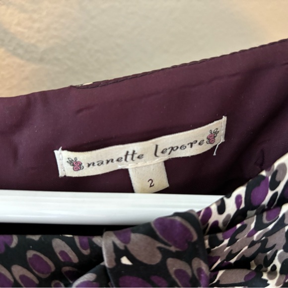 Nanette Lepore Leopard Print Silk Dress with Pockets - Picture 3 of 7